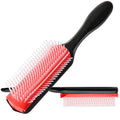 Denman D3 Original Styler 7 Row Brush Black and Red