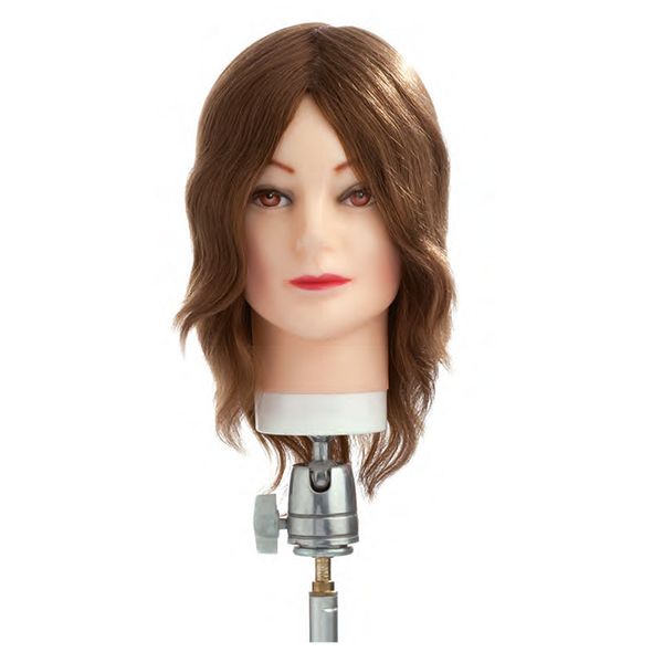Testina Capelli 100% Naturali 30cm