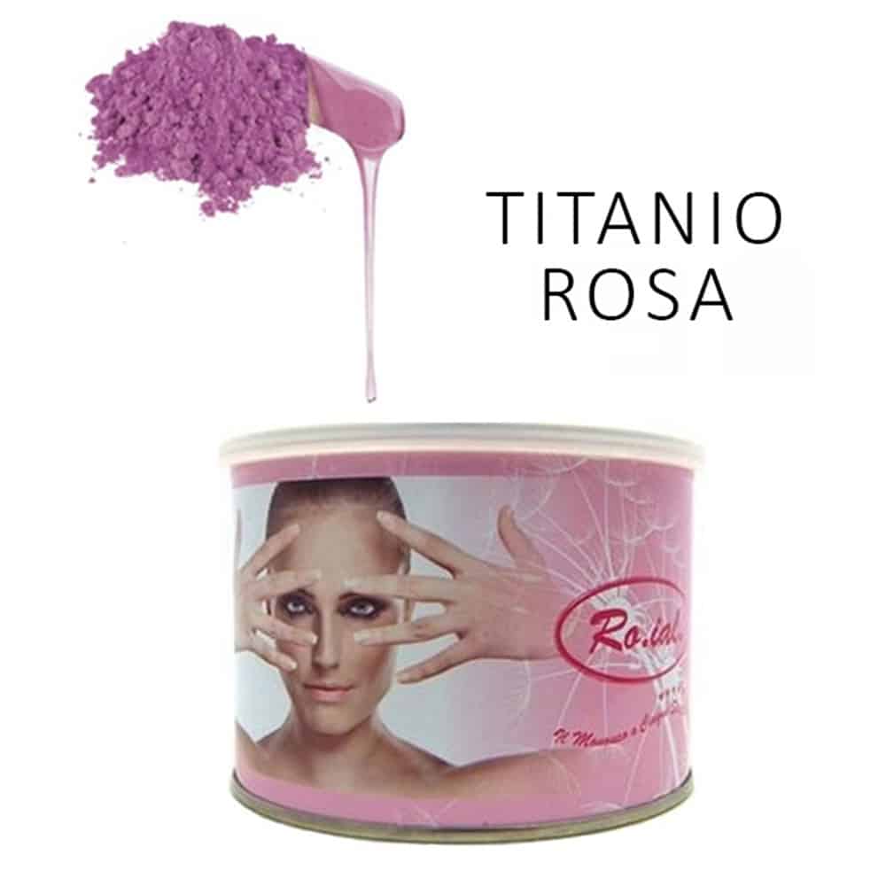 Ro.ial Cera Barattolo Titanio Rosa 400ml