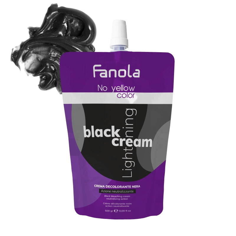 Fanola Black Lightning Cream Crema Decolorante Nera