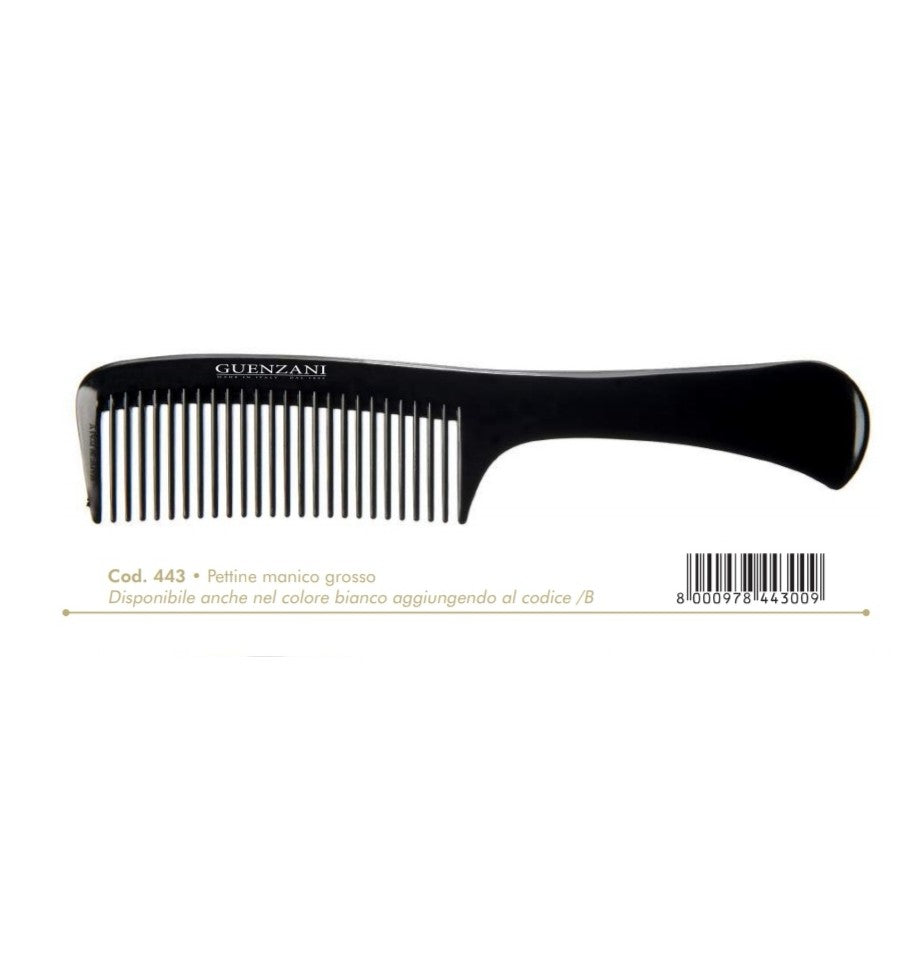 Guenzani Pettine con Manico Denti Larghi 443