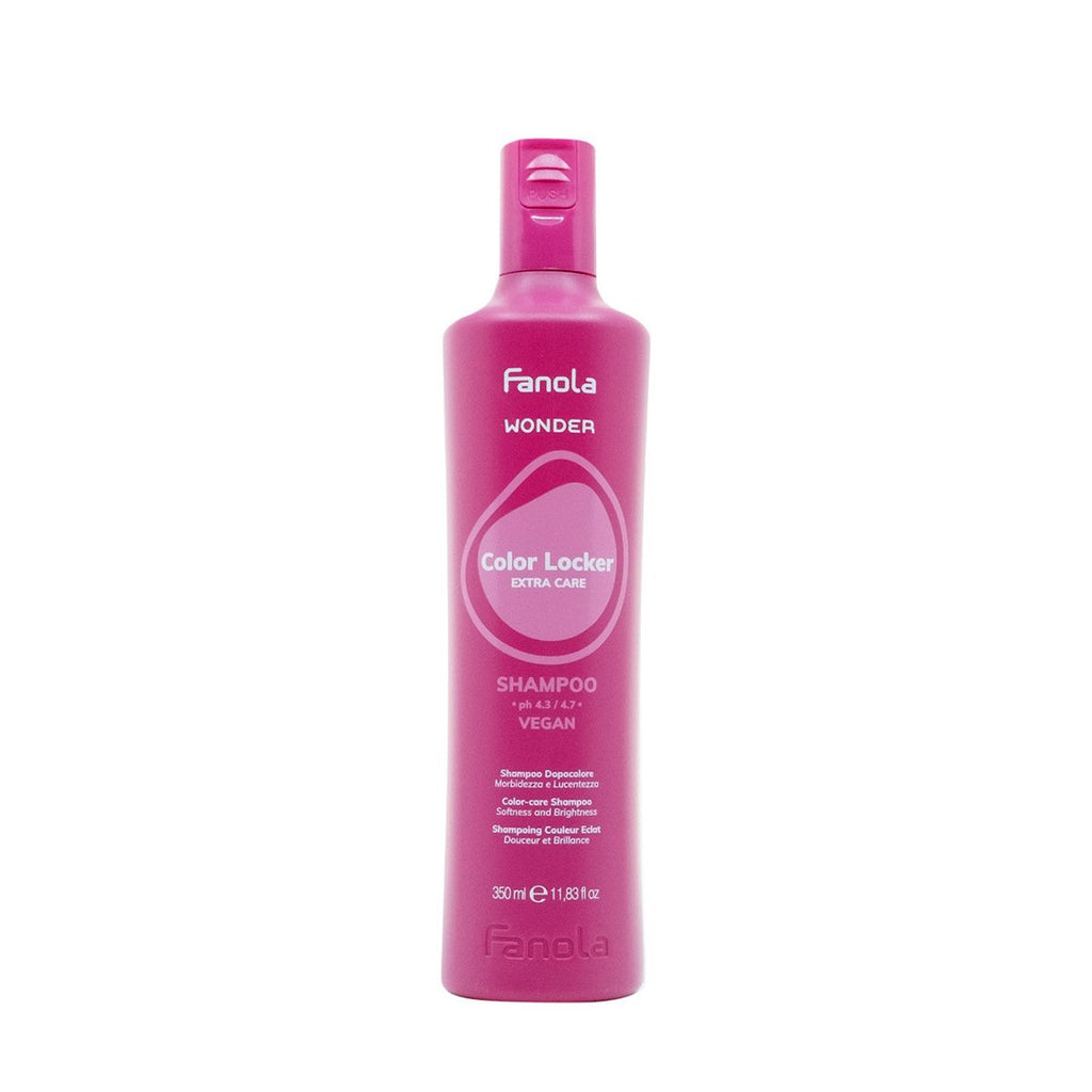 Fanola Kit Wonder Color Locker Shampoo, Maschera, Milk Spray Capelli Colorati Vegan