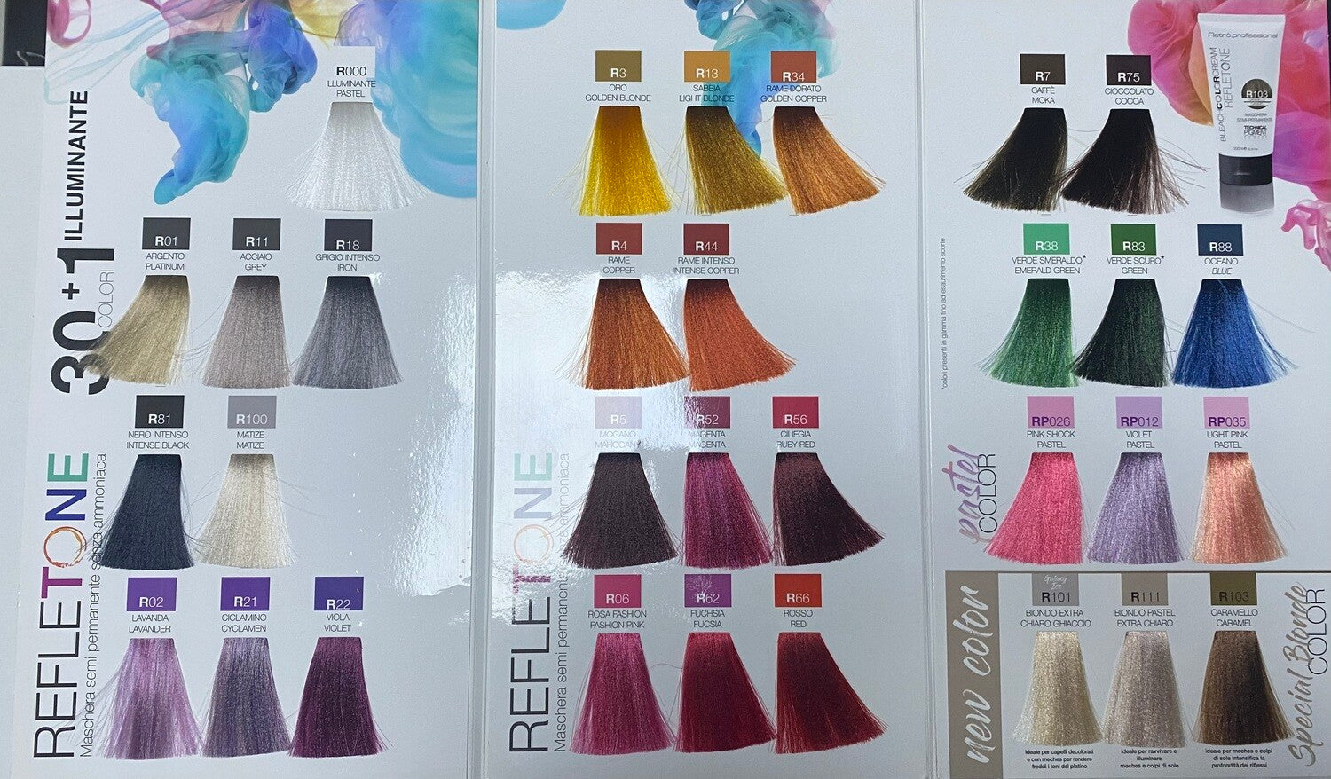 Refletone Maschera colorata semi permanente