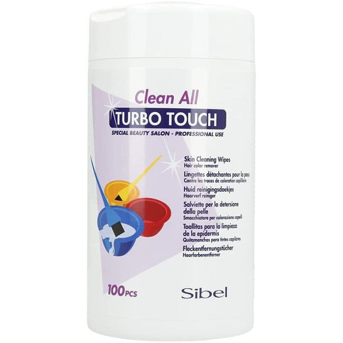 Turbo Touch Salviettine Smacchianti Della Pelle Per Colorazione Capelli 100 pz