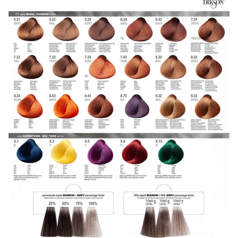 Dikson Color Tinta per Capelli Permanente 120ml